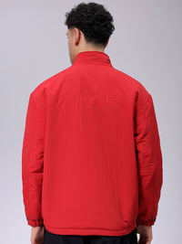 The Indian Garage Co Men Quilted Jacket with Patchwork