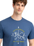 ADRO Men Typography Printed T-shirt