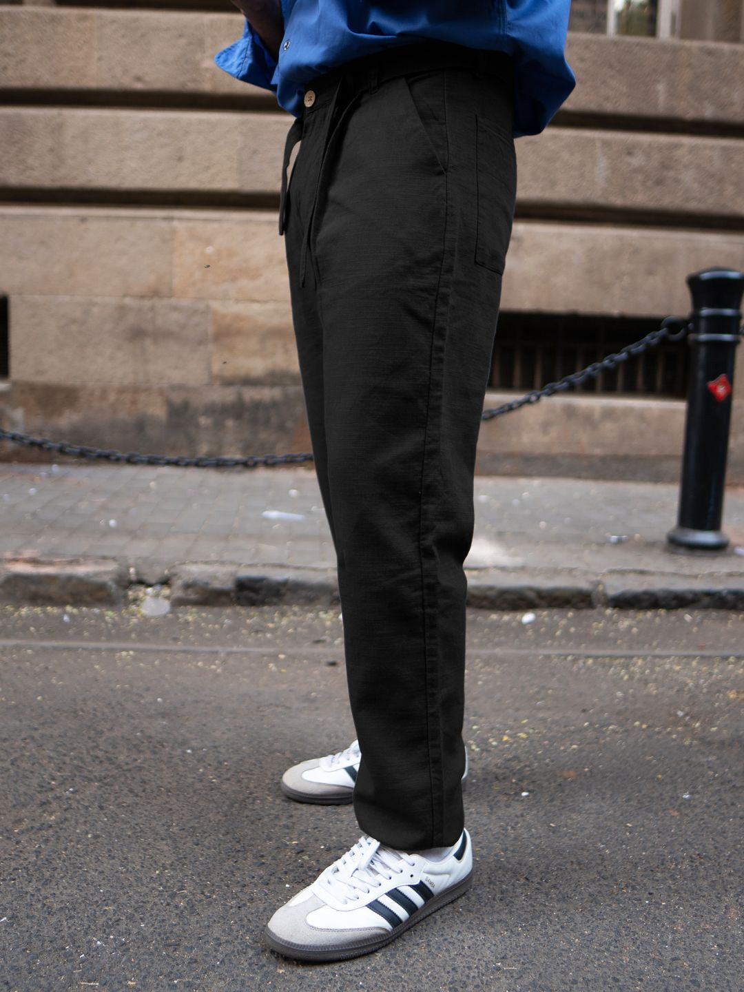 Powerlook Cotton Pant With Belt