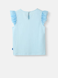 Nauti Nati Girls Pure Cotton Top With Skirt