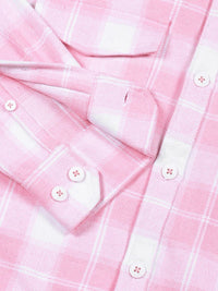Thomas Scott Men Premium Windowpane Checks Opaque Checked Casual Shirt