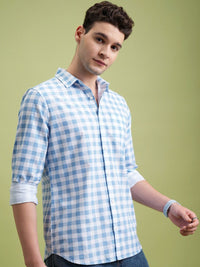 HIGHLANDER Checked Slim Fit Shirt