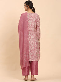 Mamicha Women Ethnic Motifs Printed Sequinned Kurta