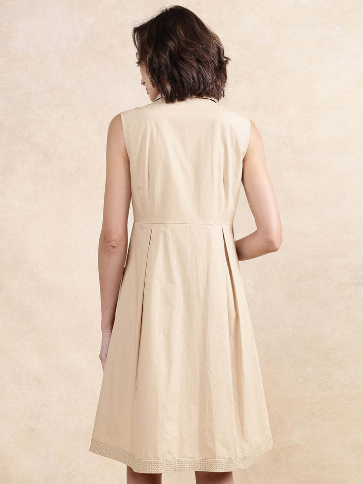 Rareism pakaian midi A-line formal