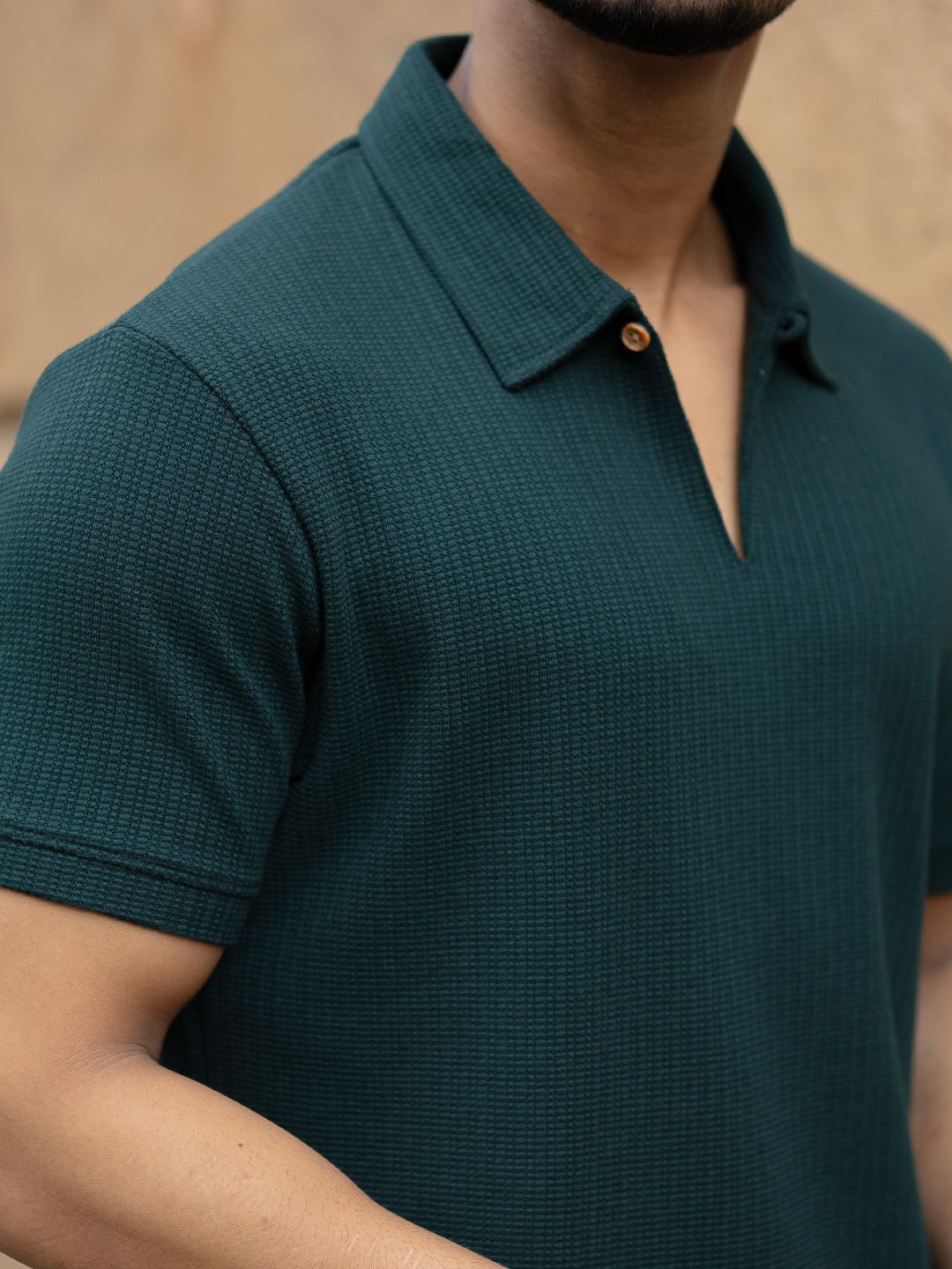 Powerlook Men Polo Collar T-shirt