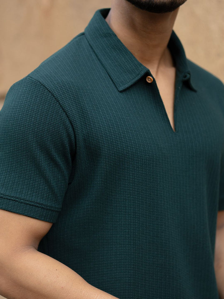 Powerlook Men Polo Collar T-shirt