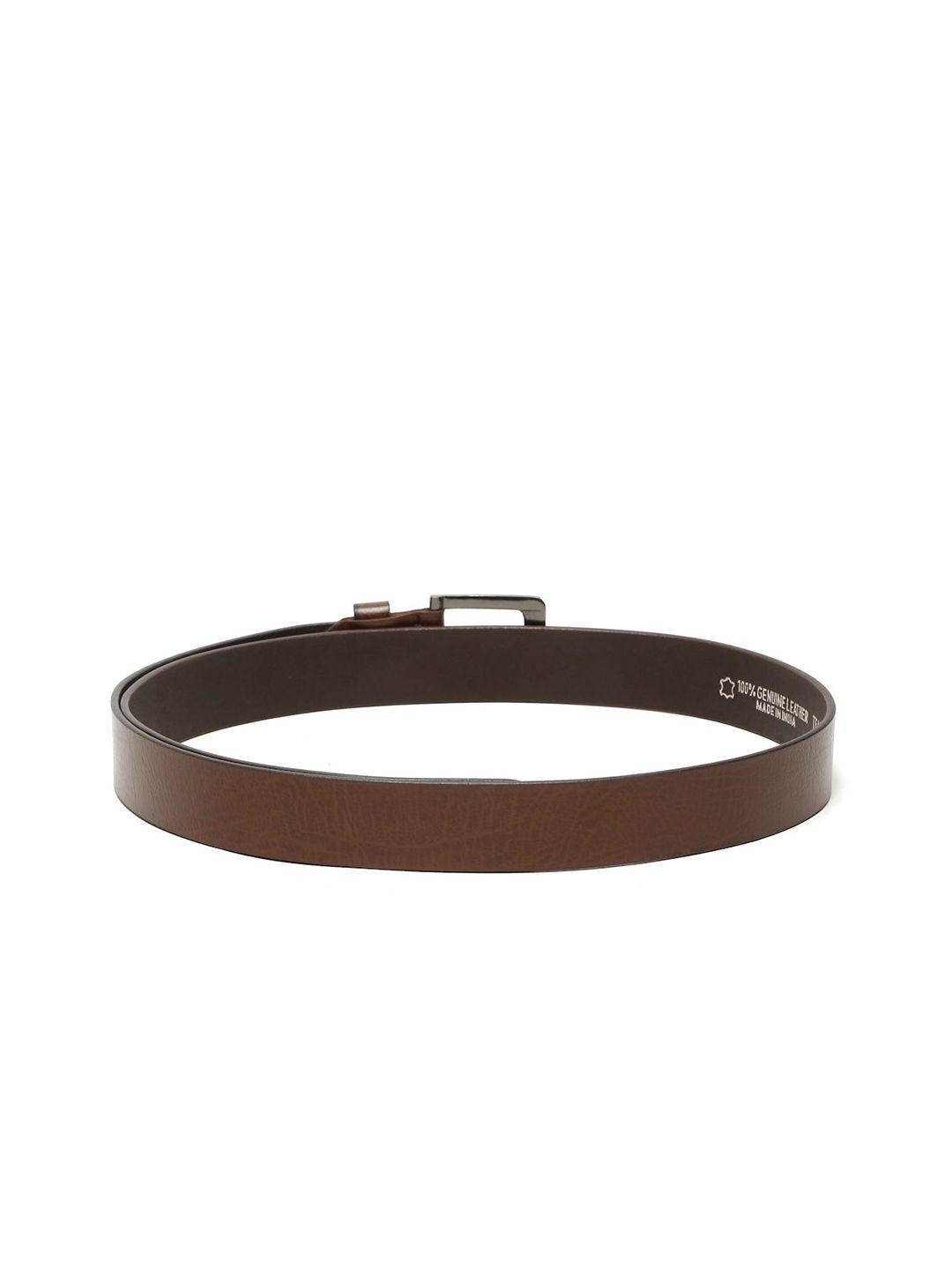 Teakwood Leathers Men Textured Leather Belt