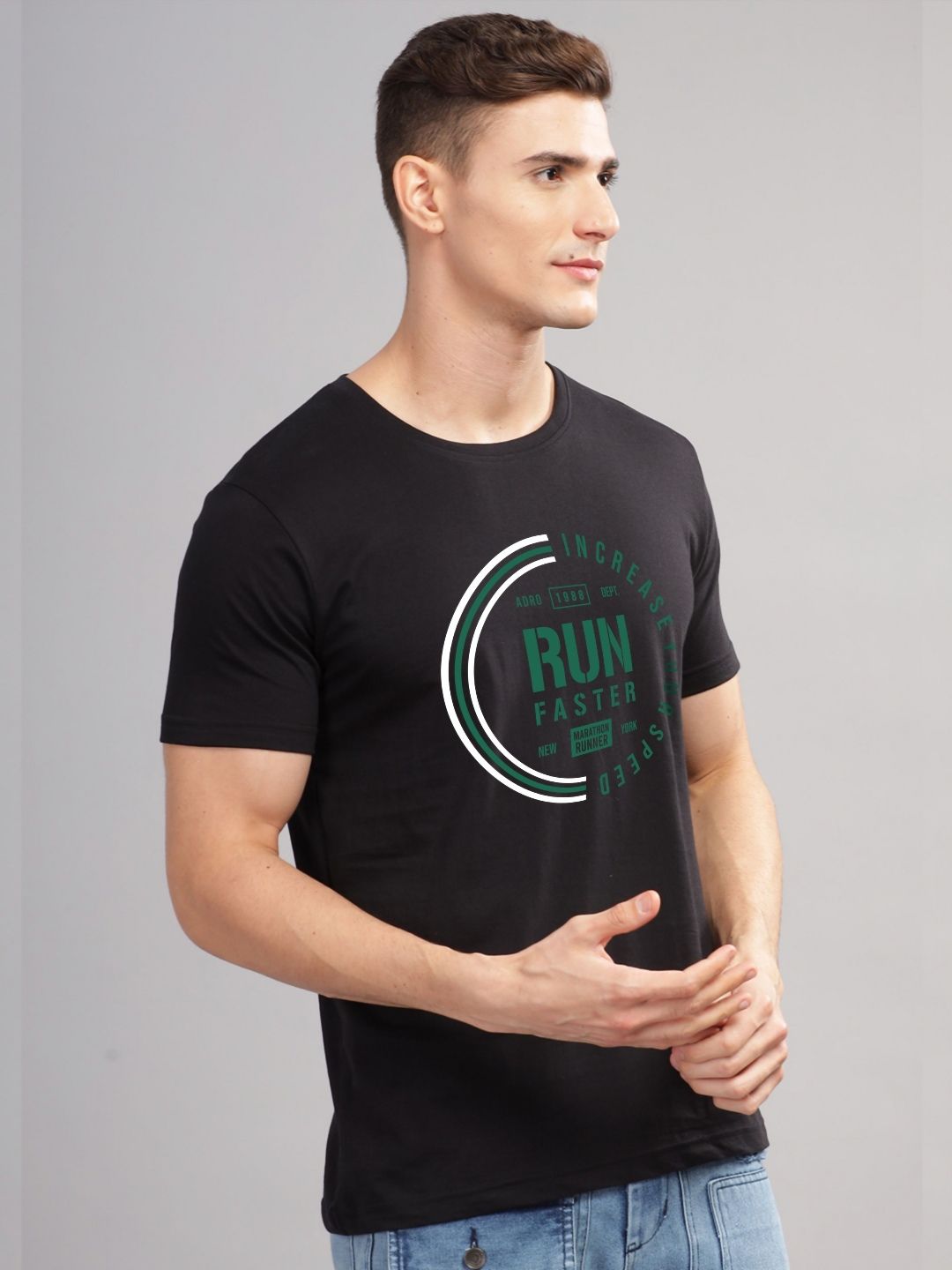 ADRO Men Printed T-shirt