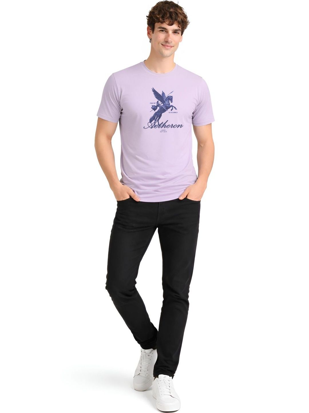 ADRO Men Printed T-shirt