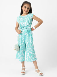 Nauti Nati Girls Printed Capri Jumpsuit
