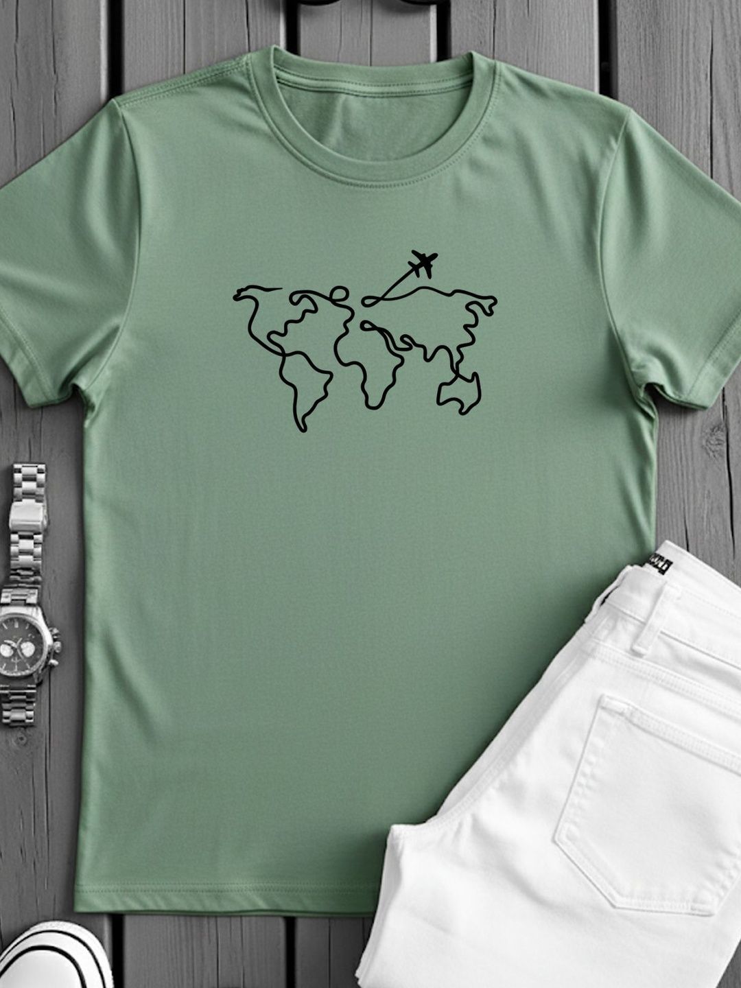 ADRO Men Printed T-shirt