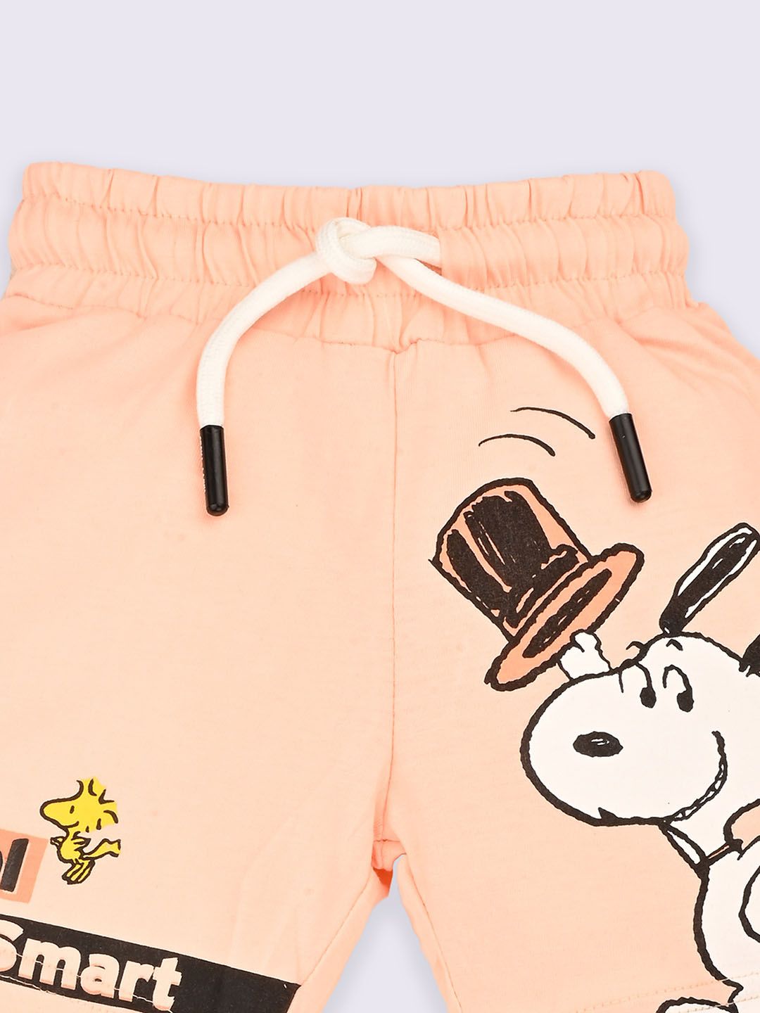 Happy Faces Boys Peanuts Printed Cotton Shorts