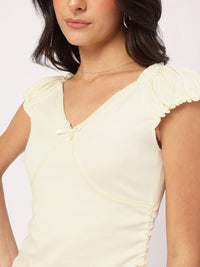 DressBerry Chic Fusion Lace-Detail Mini Sheath Dress with Drawstring-Detail