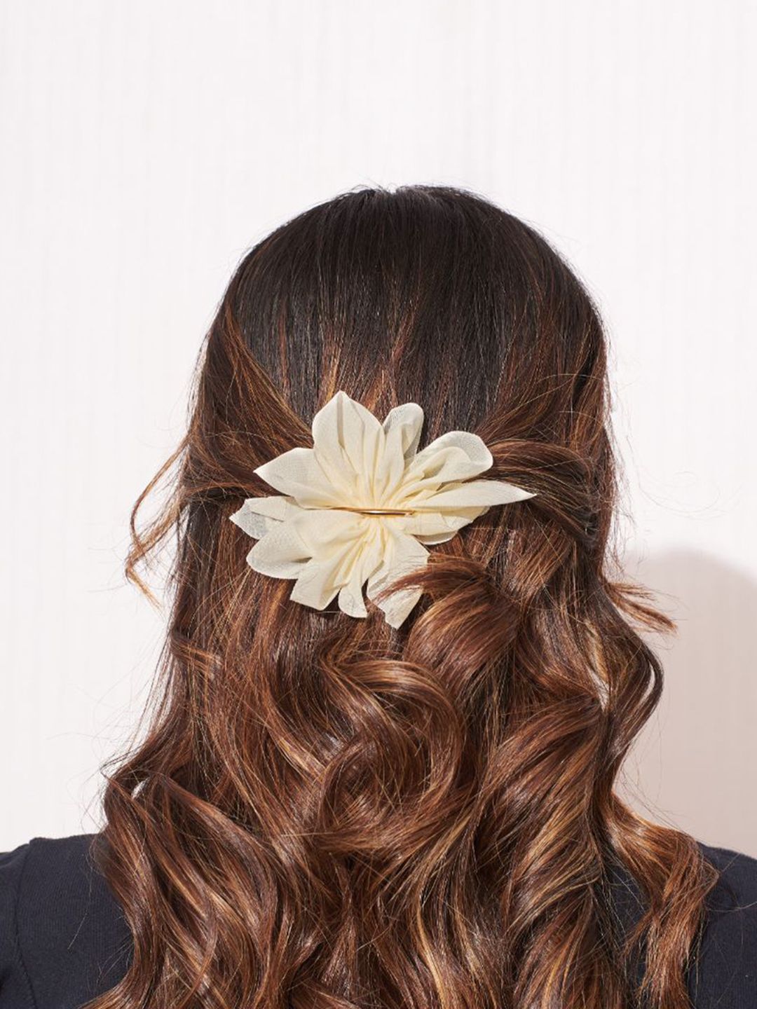 SALTY  Bride Ruffle Hair Pin for Women & Girls