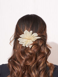 SALTY  Bride Ruffle Hair Pin for Women & Girls