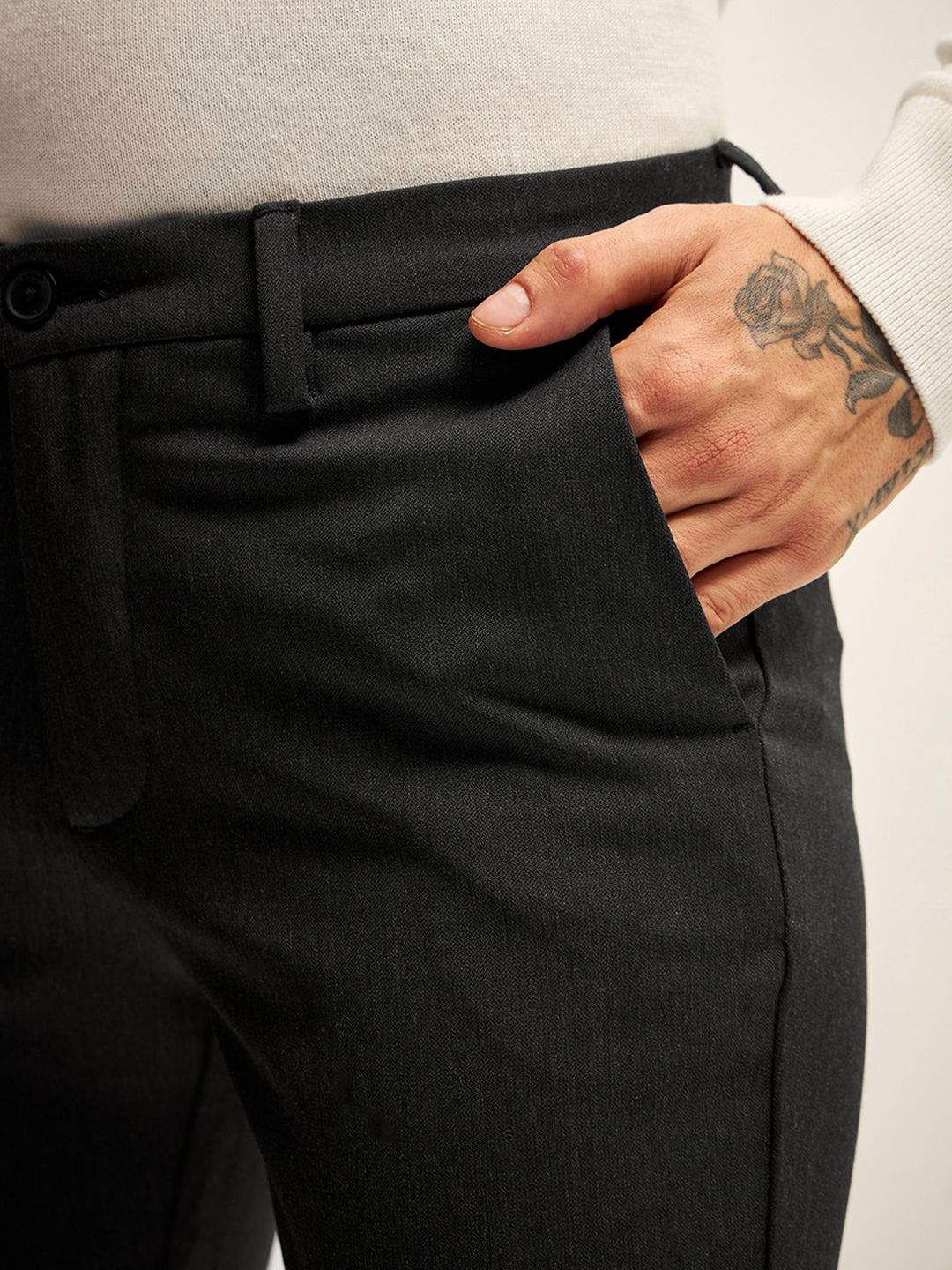 THE BEAR HOUSE Men Slim Fit Trousers