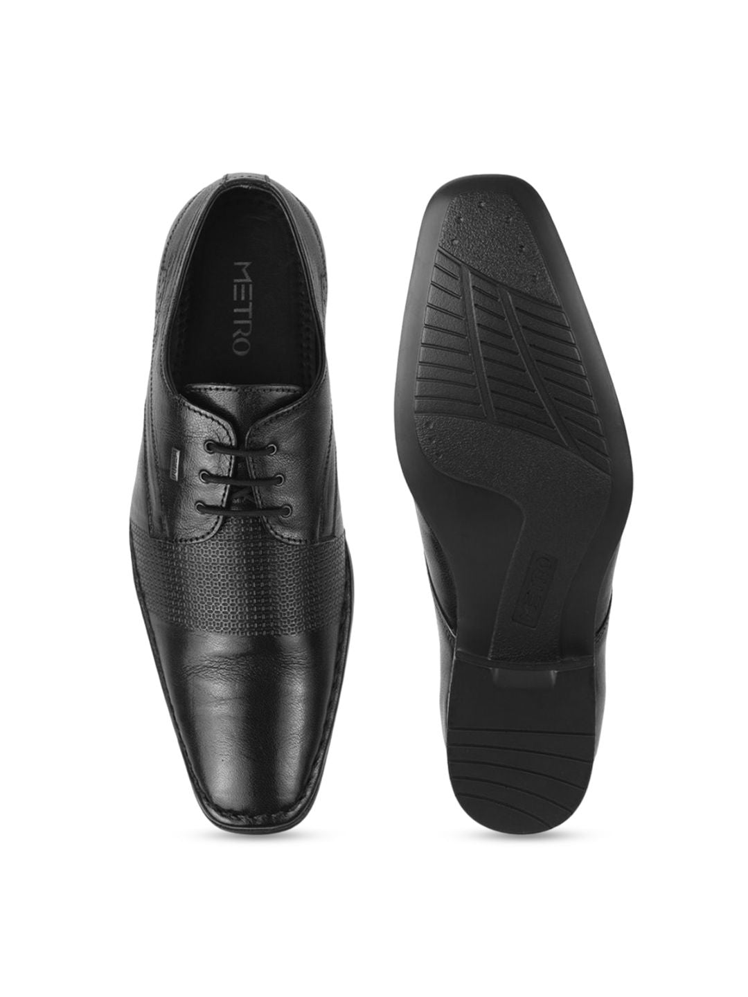 Metro Men Leather Lace-Ups Formal Derbys
