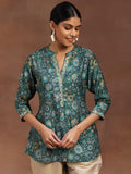 Libas Floral Printed Pleated Kurti