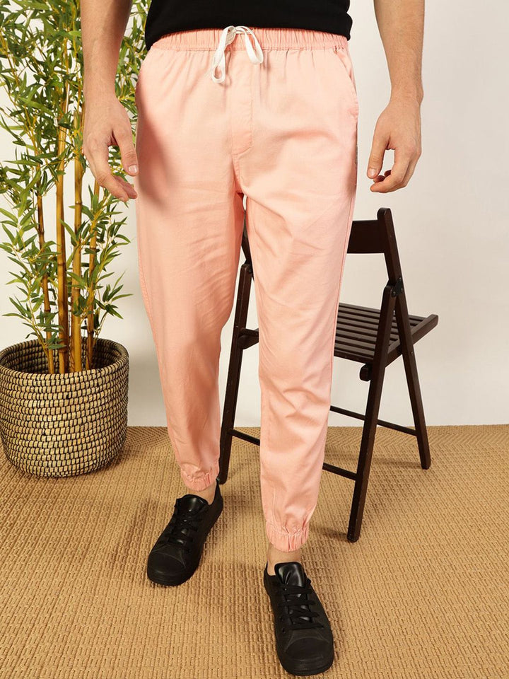 Thomas Scott Men Classic Regular Fit Cotton Joggers Trousers