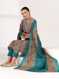 Mamicha Women Floral Printed Regular Kurta with Trousers & With Dupatta