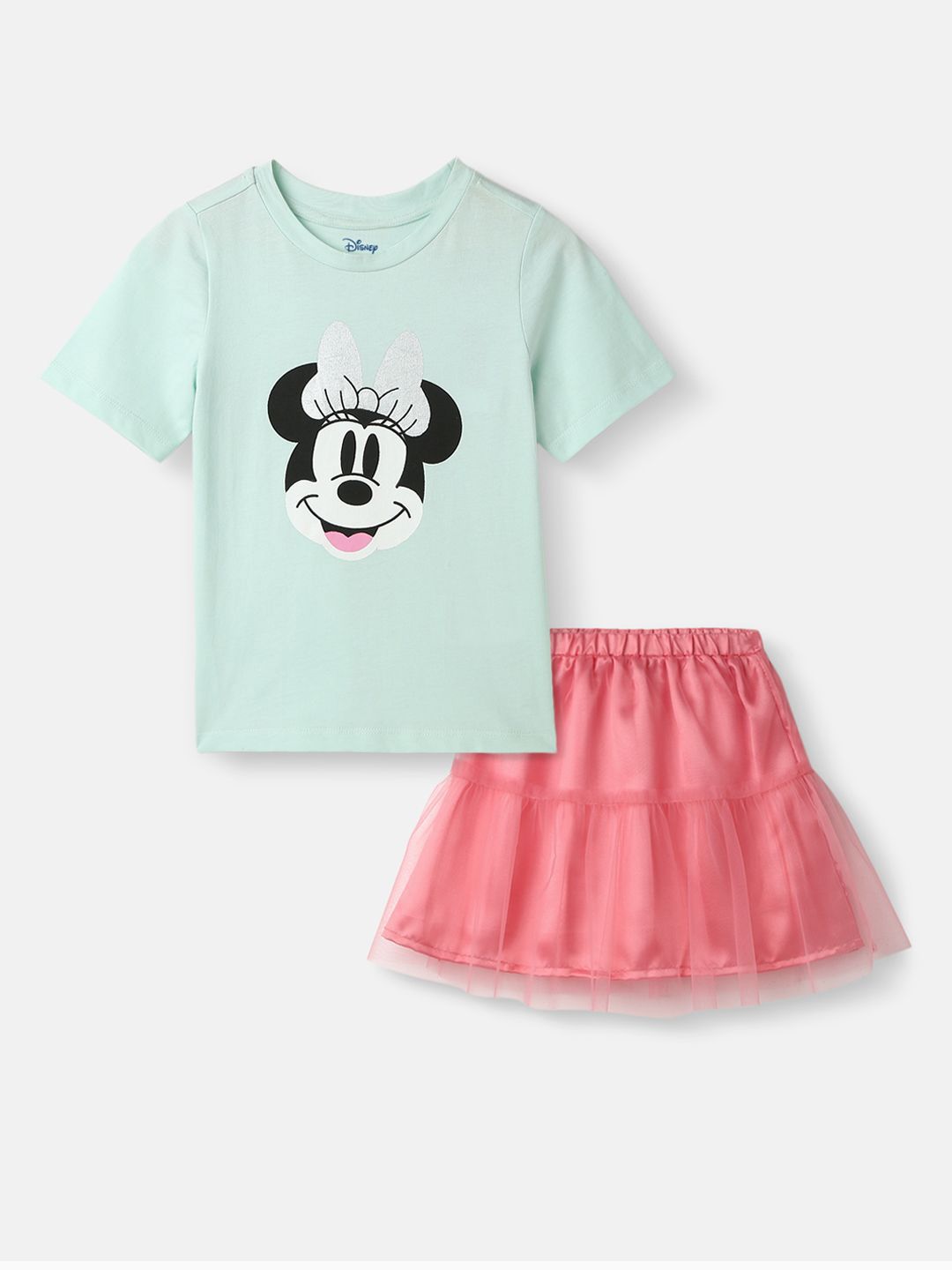 Nauti Nati Girls Printed Top with Skirt