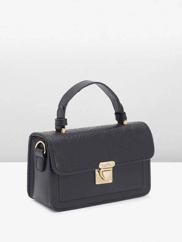 DressBerry Textured Structured Satchel
