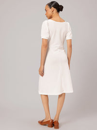 DressBerry Square Neck A-Line Dress