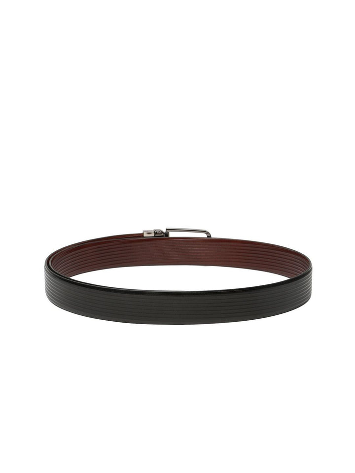 Teakwood Leathers Men Textured Leather Formal Belt