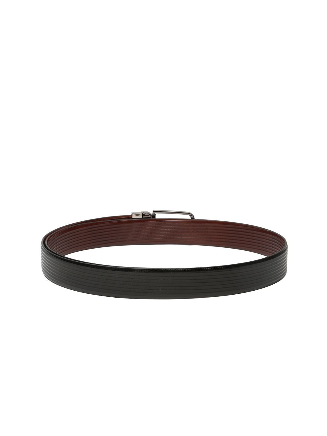 Teakwood Leathers Men Textured Leather Formal Belt