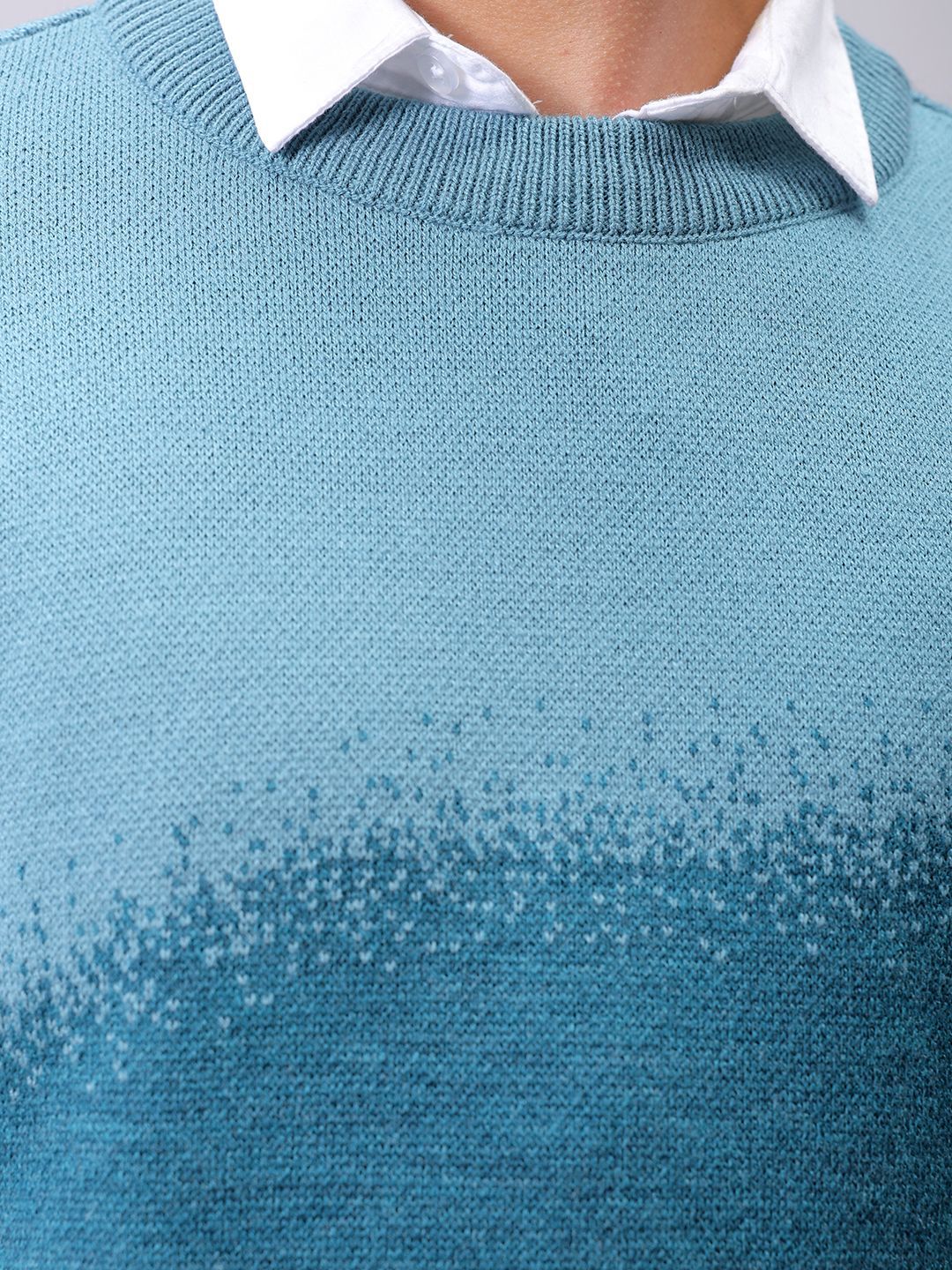 The Indian Garage Co Men Long Sleeves Colourblocked Pullover