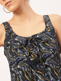 DressBerry Indie Fusion Printed Sleeveless Dress