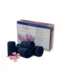 BOMBAY DYEING Navy Blue 4 Pieces Cotton 450 GSM Towel Set