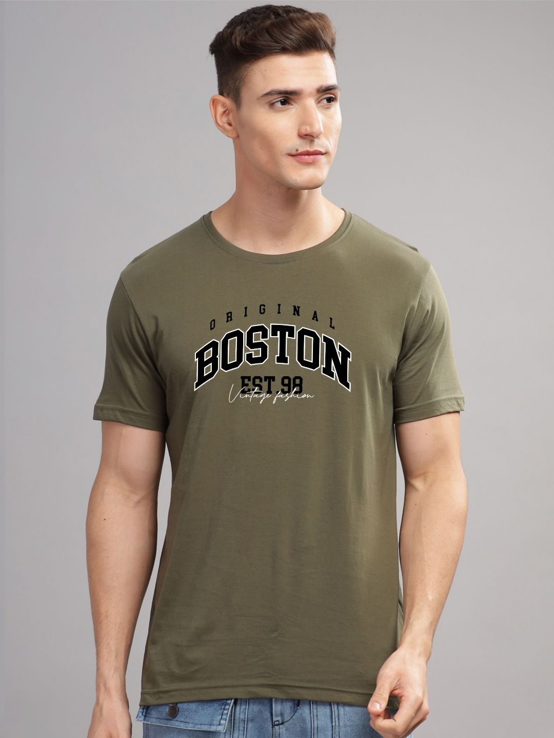 ADRO Men Printed T-shirt