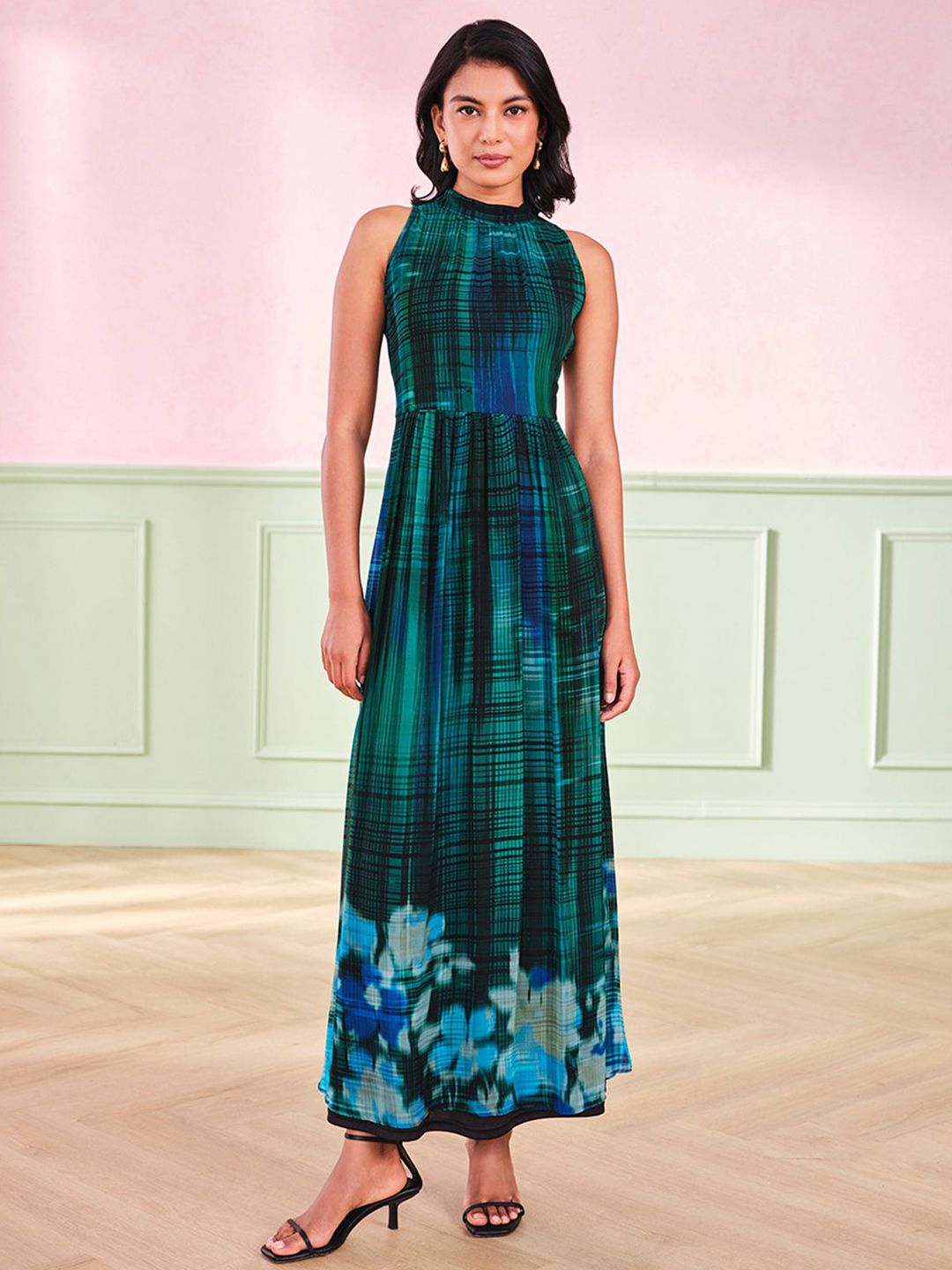 AND Women Tie and Dye Printed Maxi Dress