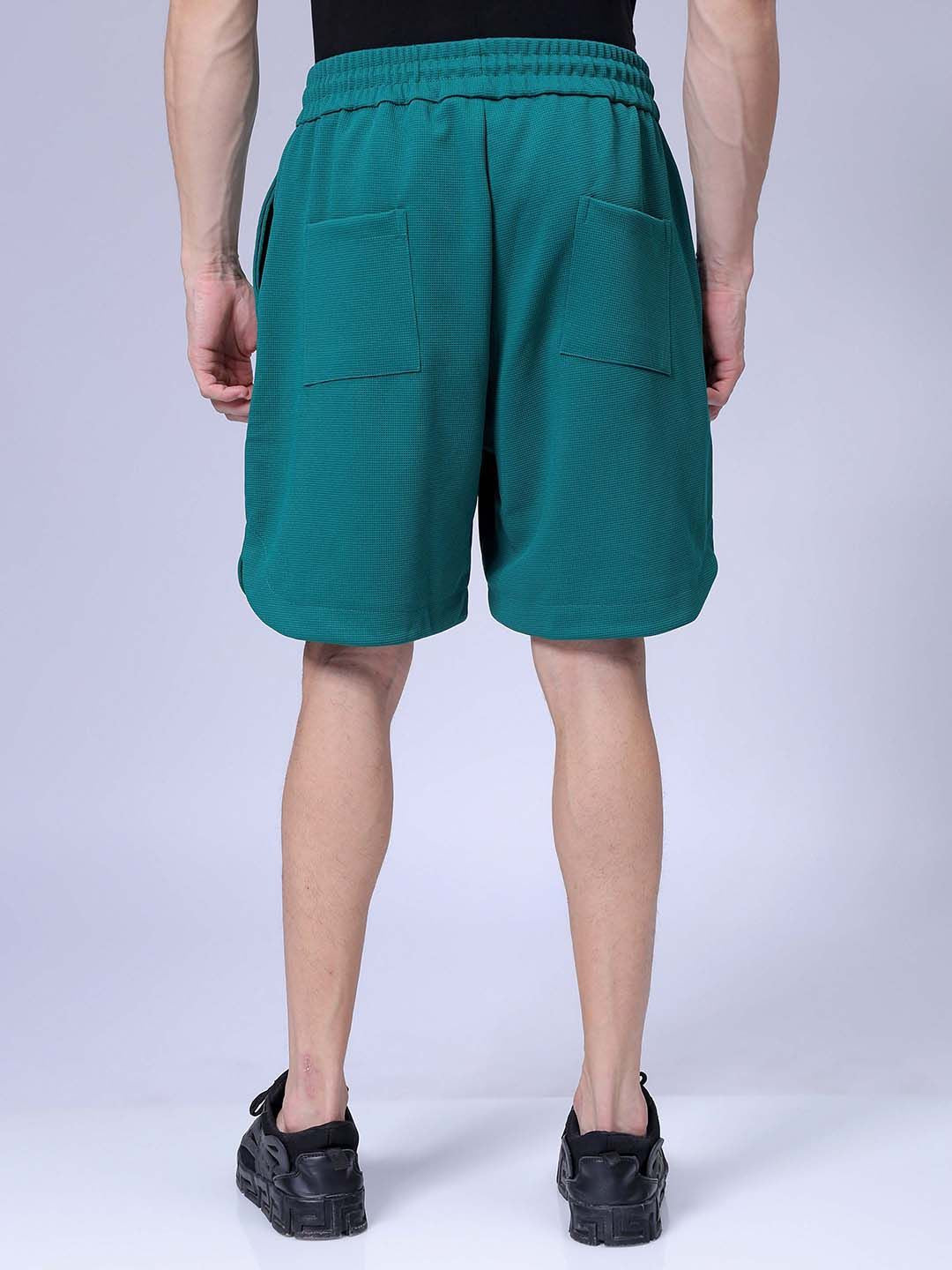 The Indian Garage Co Men Self Design Relaxed Fit Shorts