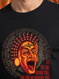 ADRO Men Kantara Printed Round Neck Casual T-Shirt