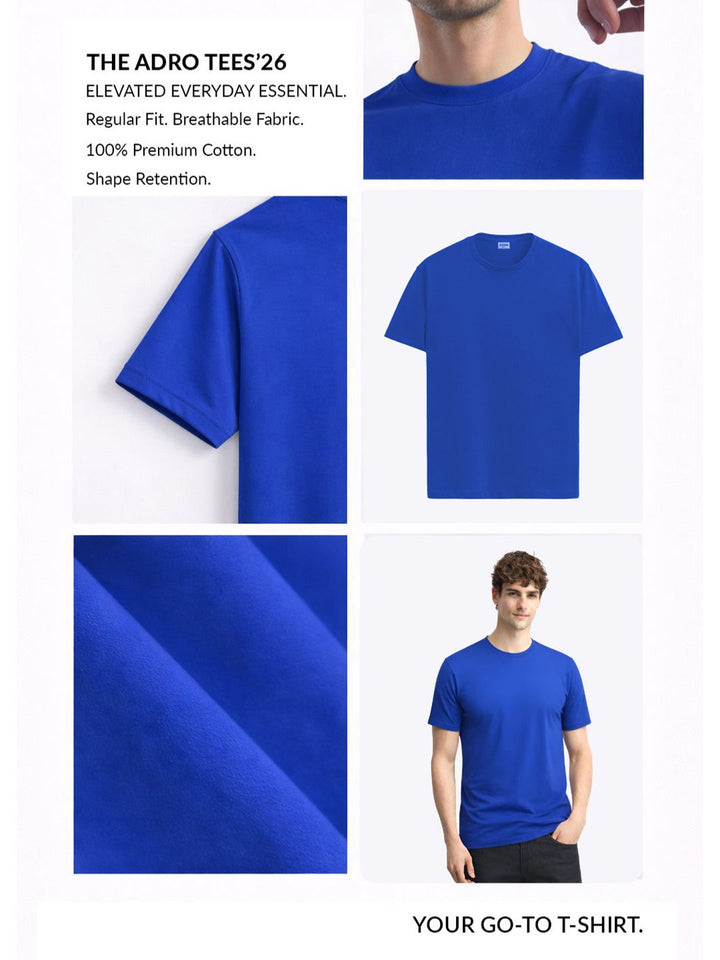 ADRO Men Typography Printed T-shirt