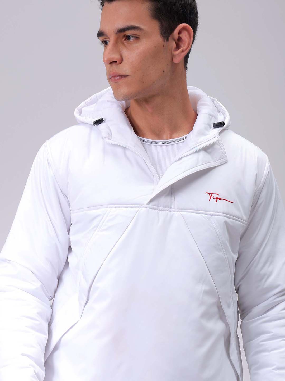 The Indian Garage Co Men Hooded Slim Fit Bomber Jacket