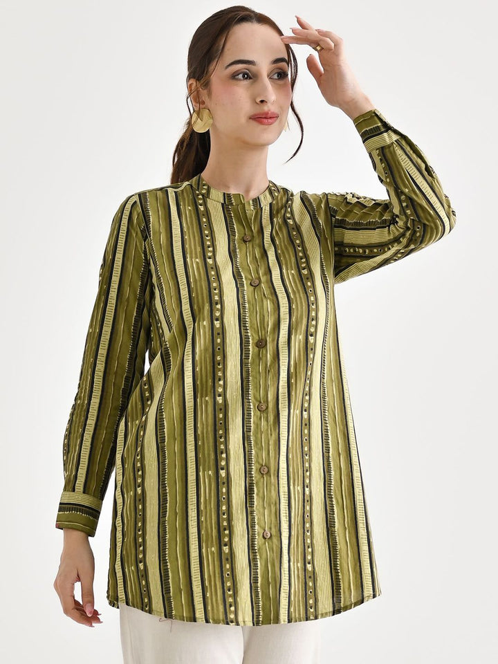 Rustorange Printed Pure Cotton Kurti