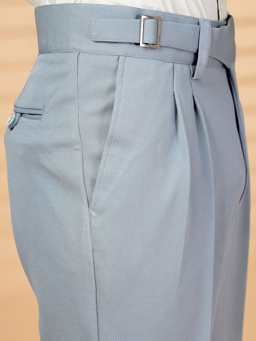 Seluar Formal Formal Lycra Kelabu KLOTTHE Lelaki