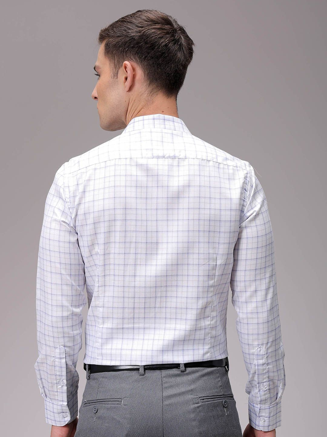 The Indian Garage Co. X Luxe Men Slim Fit Multi Stripes Opaque Striped Formal Shirt