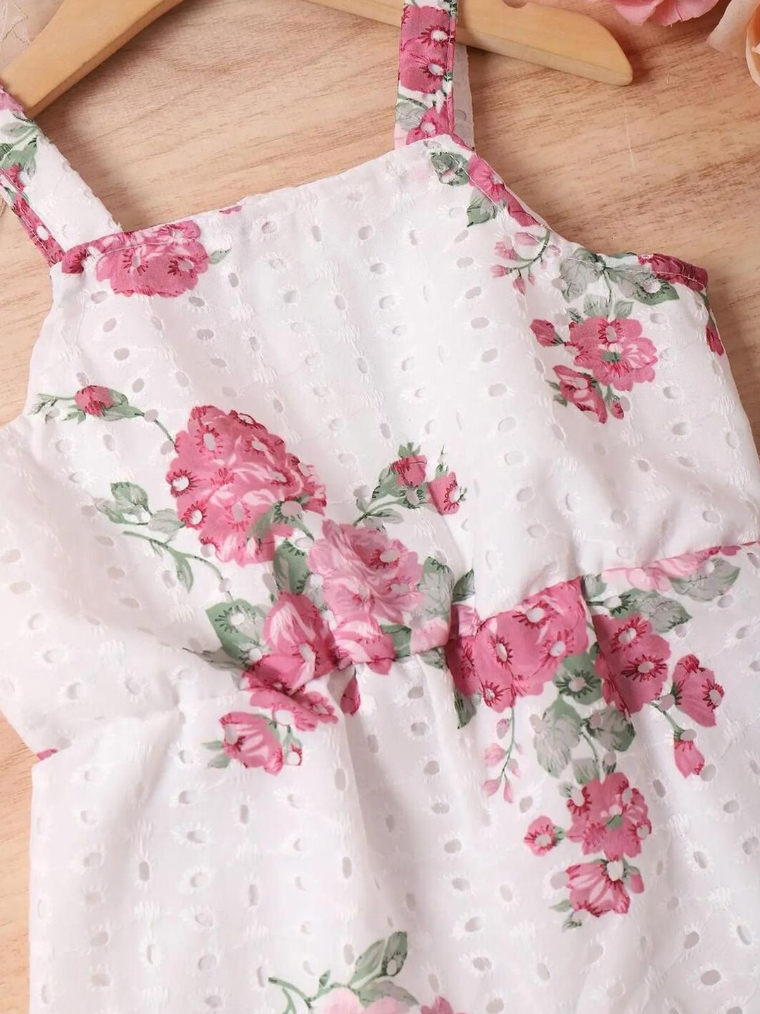 YK Girls Printed Basic Jumpsuit