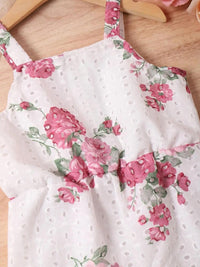 YK Girls Printed Basic Jumpsuit