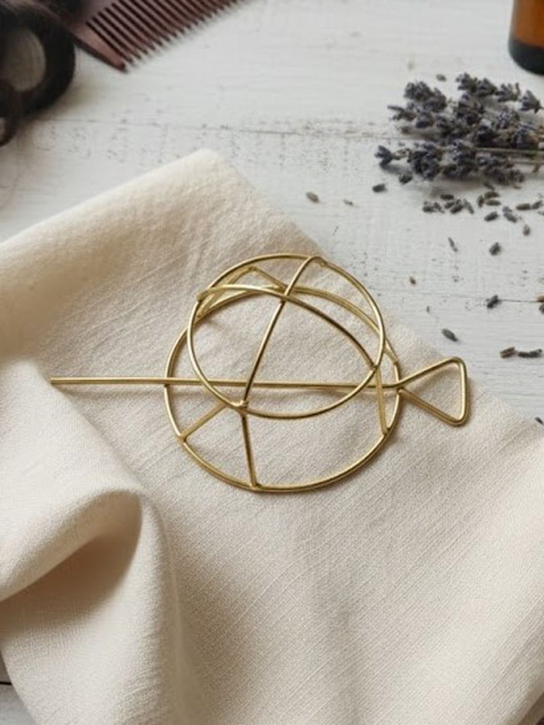 PANASH Women Gold Plated Hairstick