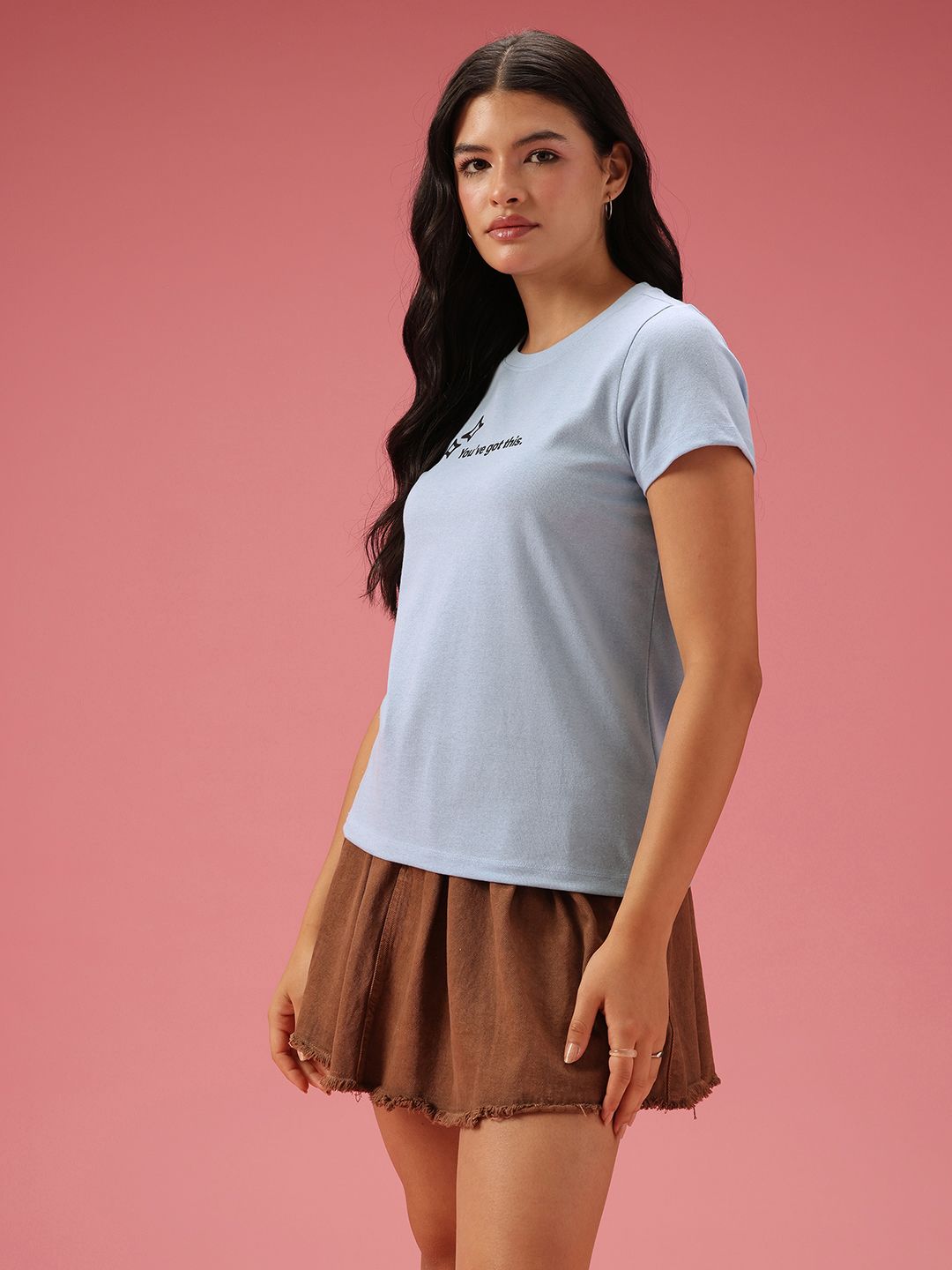 DressBerry Graphic Printed Casual T-shirt