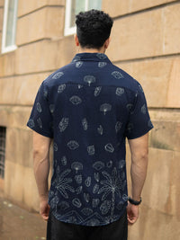 Powerlook SS25 Flowy Conversational Printed Casual Shirt