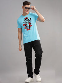 ADRO Men Printed Applique T-shirt