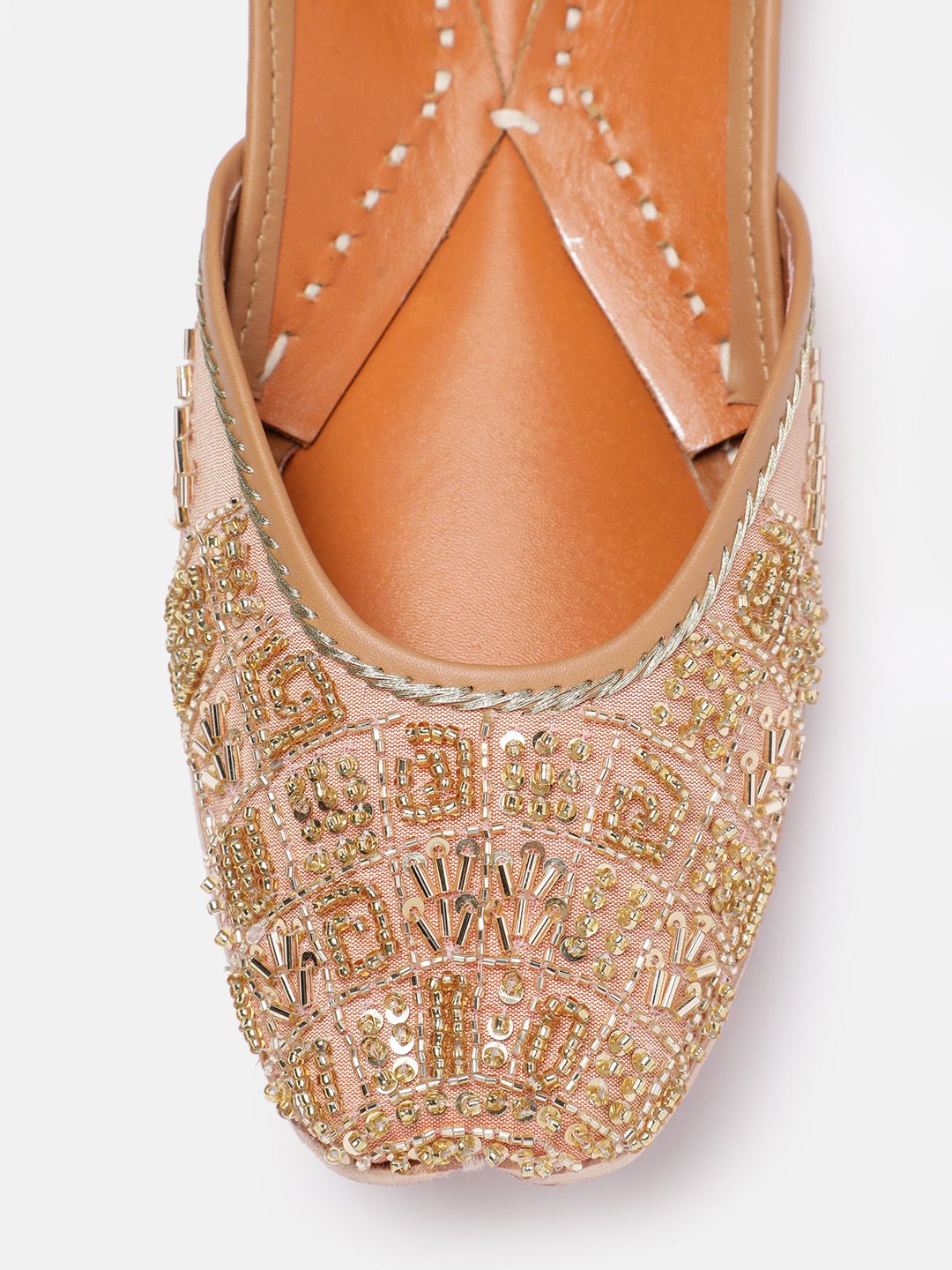 House of Pataudi Women Ethnic Embellished Mojaris