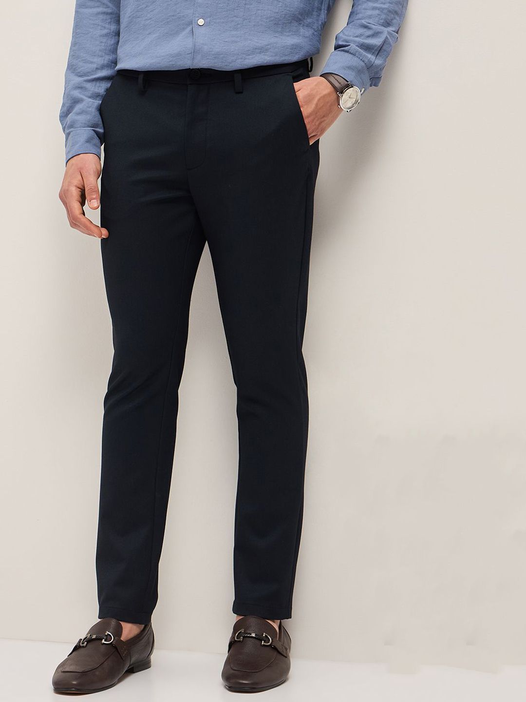 THE BEAR HOUSE Men Slim Fit Trousers