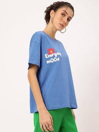 DressBerry Mood Booster Printed Drop-Shoulder T-shirt